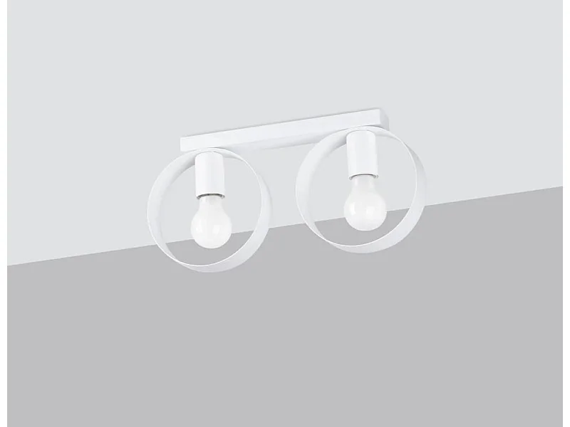 Sollux Titran Halbbündige Deckenleuchte Weiß