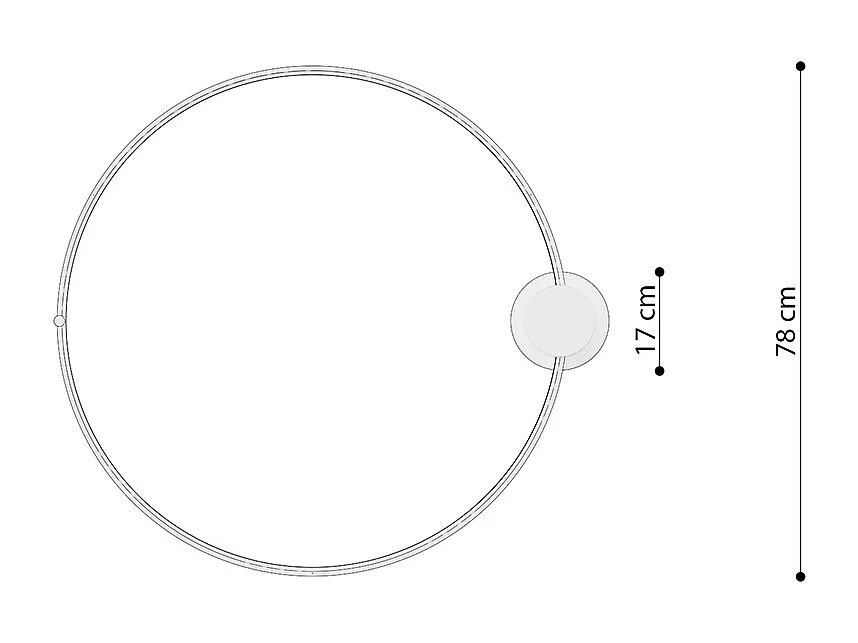 Sollux Rio Aplique Led Integrado Oro Pulido Galvanizado
