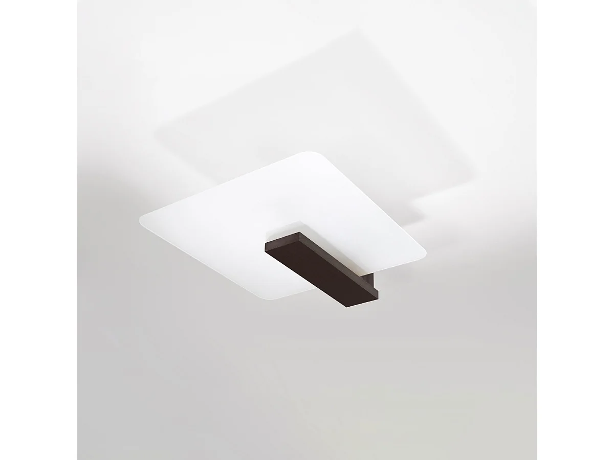 Sollux Lappo Plafonnier Flush Wengé