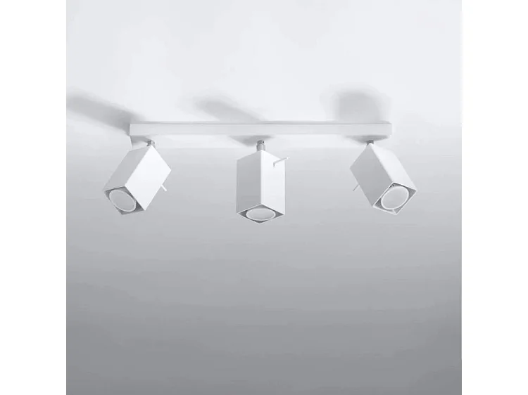 Sollux MERIDA Barre de projecteur à 3 lumières blanc, GU10