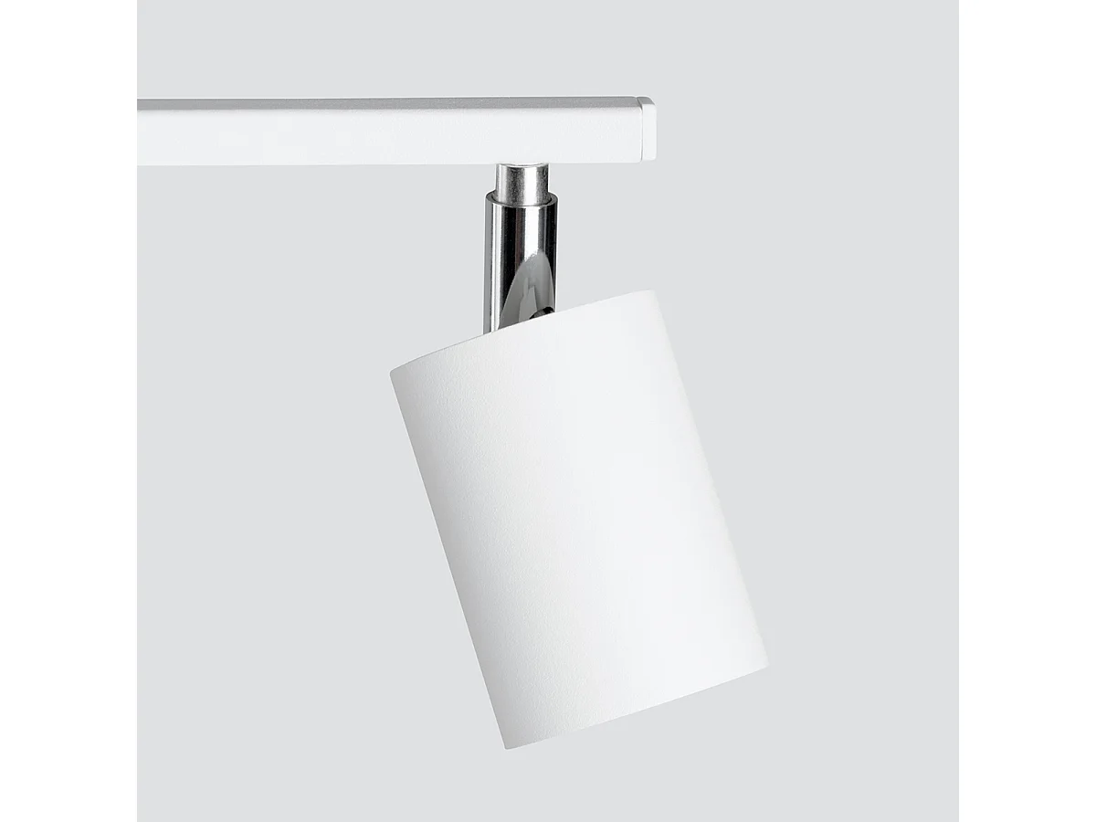 Plafondlampen Lemmi Minimalistisch Van  - 2 Lichtbronnen - L.26 X H.20 Cm - Wit