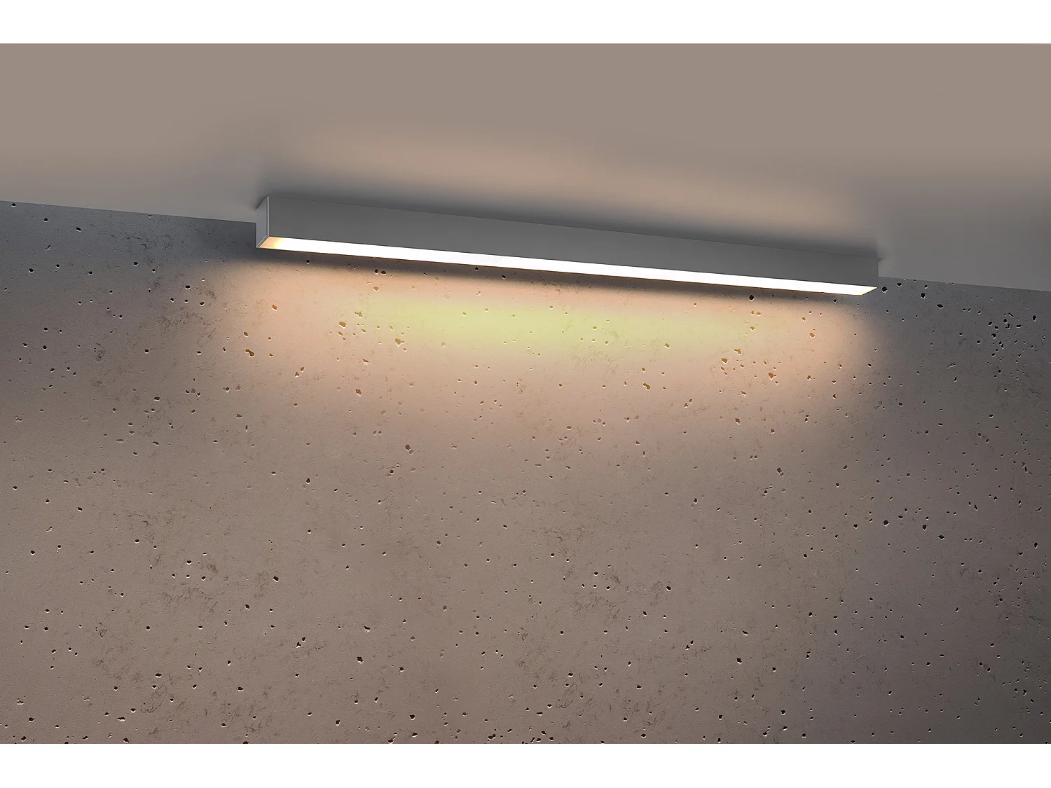 LED integrato 95cm Lineare Incasso Grigio chiaro 3000K LED Integrado 95cm Lineal Flush Light Gris 3000K