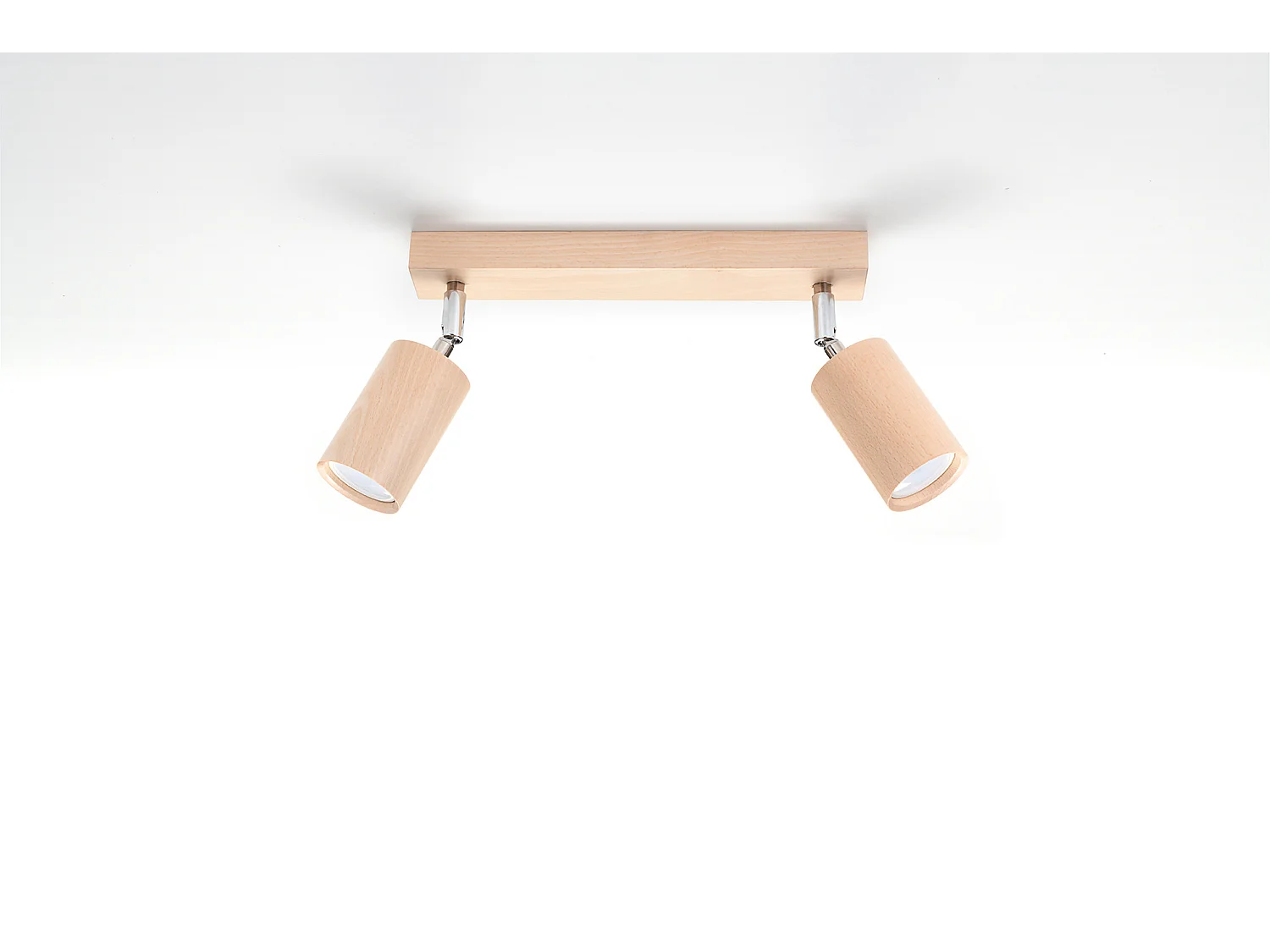 Twin Strahler Flush licht Natural Wood GU10 Twin Strahler Flächenbündig Naturholz GU10