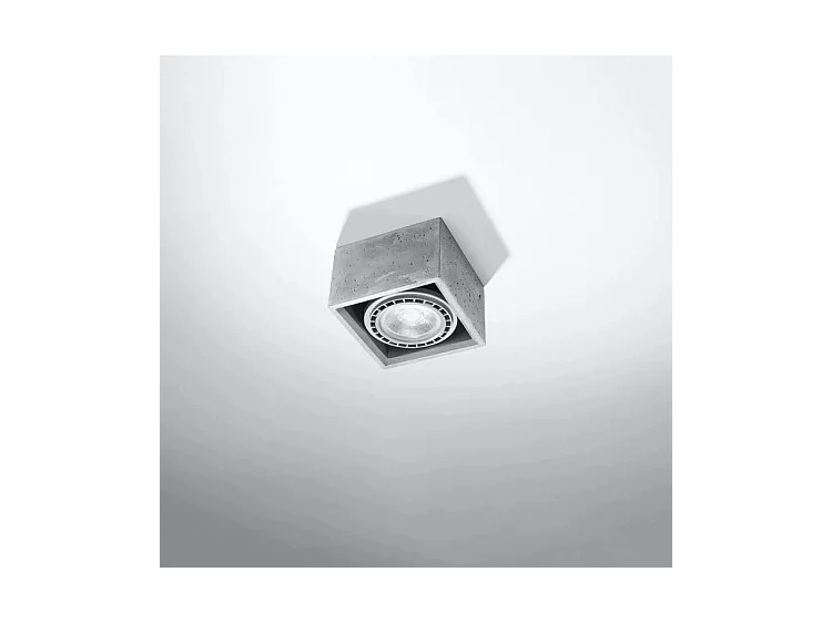 Sollux QUATRO Downlights à encastrer Square Flush Gris Clair GU10