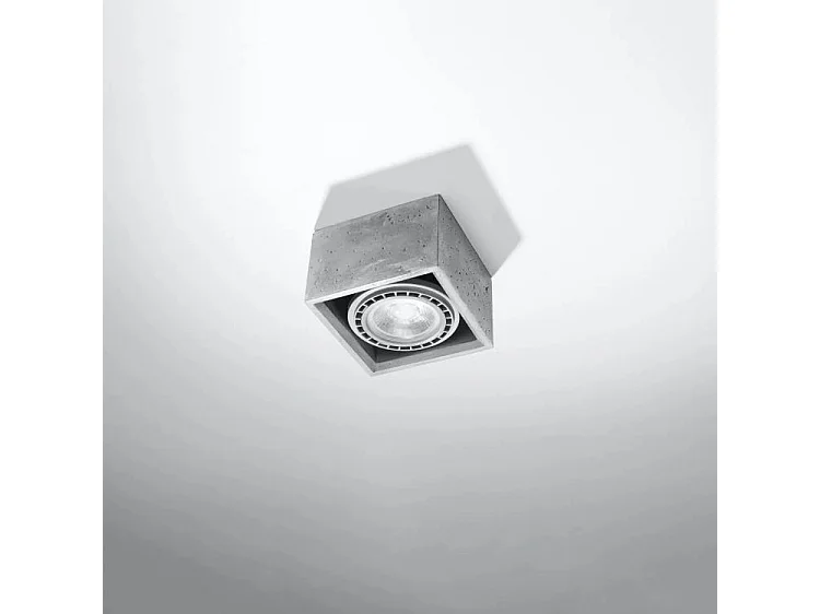 Sollux QUATRO Downlights à encastrer Square Flush Gris Clair GU10