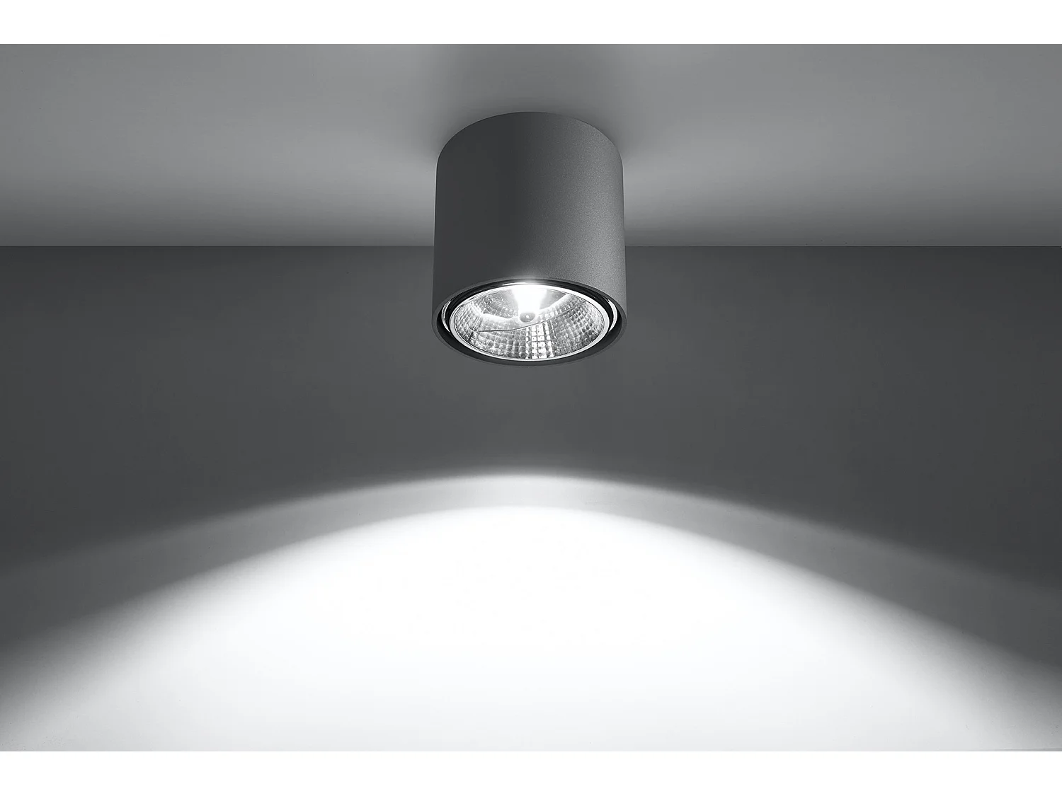 Sollux TIUBE Downlights à encastrer ronds gris clair GU10