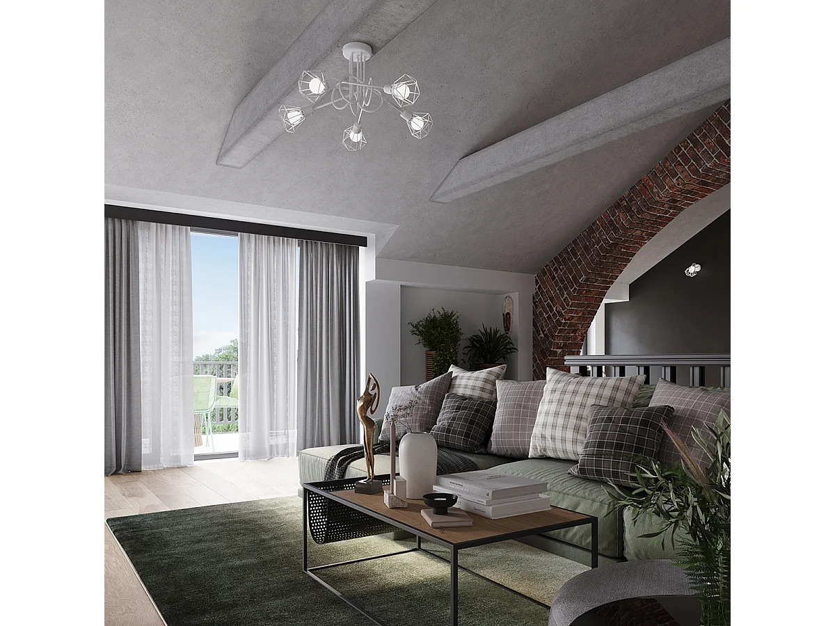 Sollux Artemis Spot de Plafond Twin Blanc