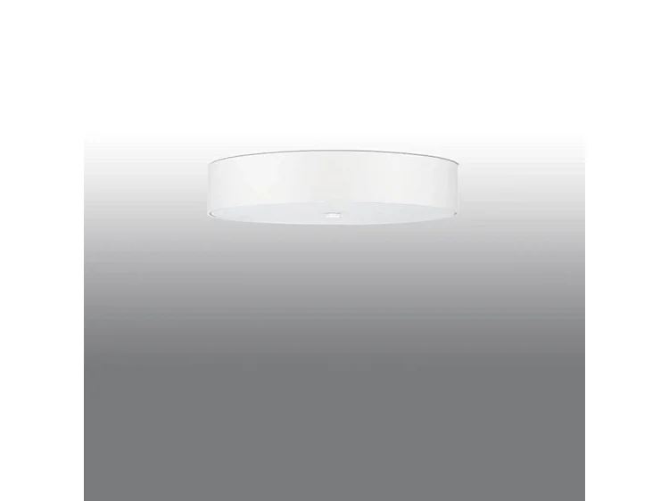 Sollux SKALA Plafonnier Cylindrique Blanc 70cm E27