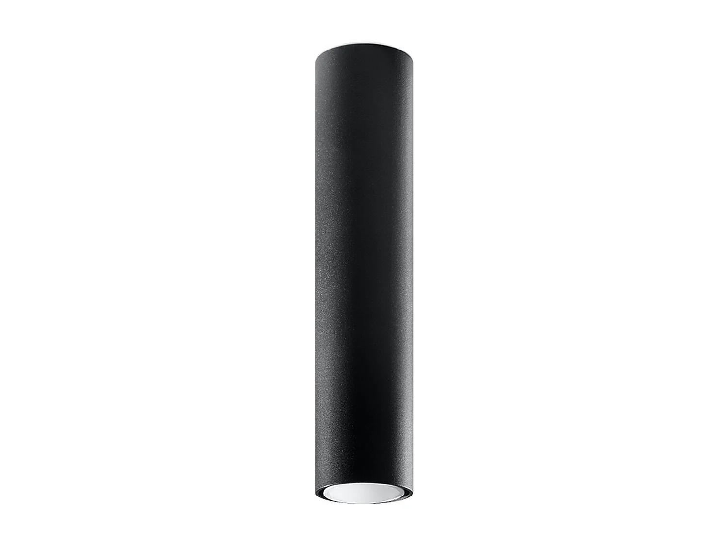 Sollux Lighting Lagos Downlight monté en surface, noir, 40 cm