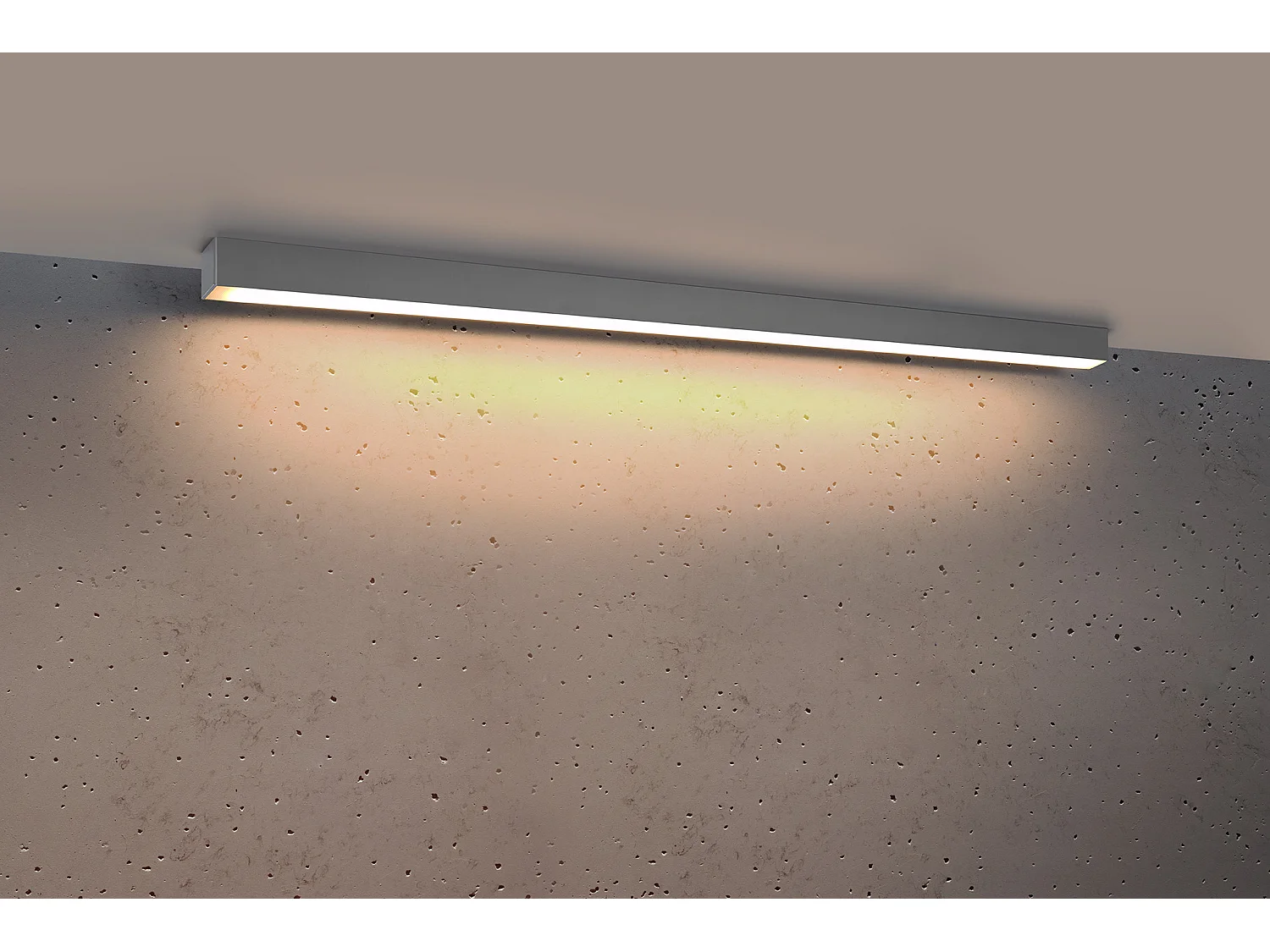 Sollux PINNE Appliques Encastrées LED Intégrées Gris 115cm 3000K