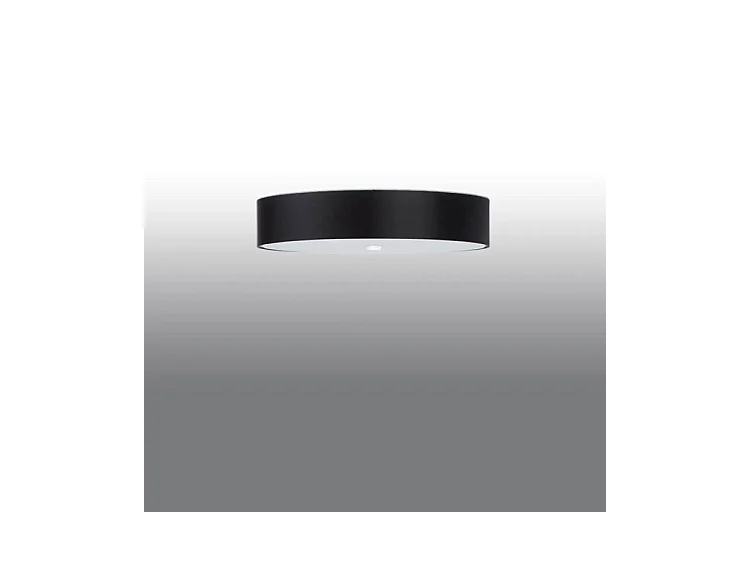 Sollux SKALA Plafonnier Cylindrique Noir 70cm E27