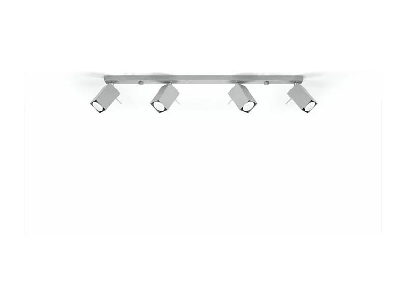 Sollux MERIDA - 4 luci Spotlight Bar Grigio, GU10