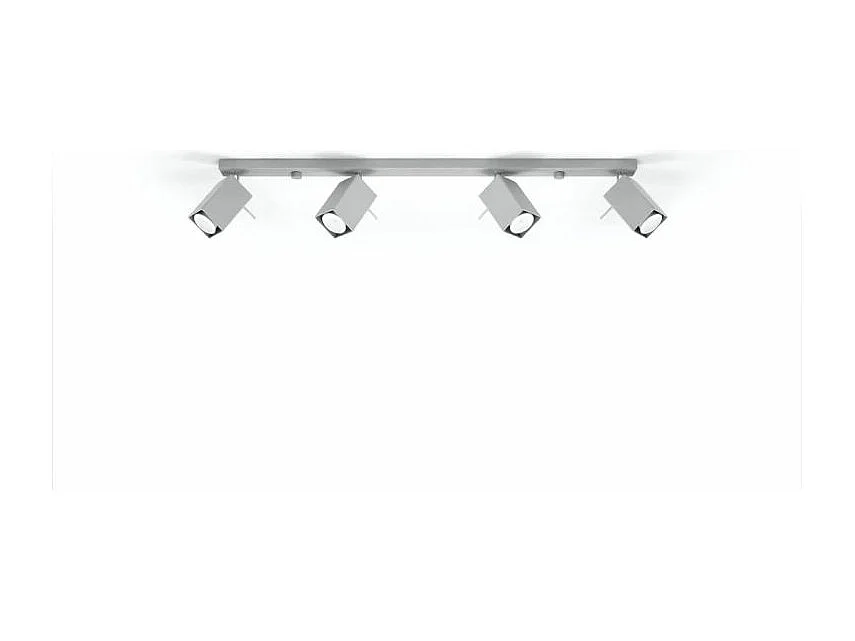 Sollux MERIDA - 4 luci Spotlight Bar Grigio, GU10