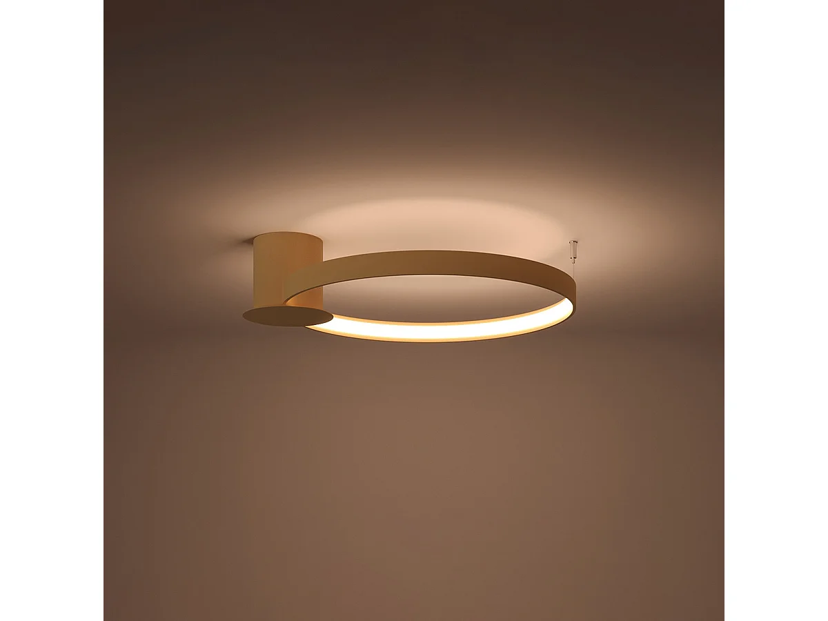 Sollux Rio Luce Led Integrata Semi Incasso Dorata