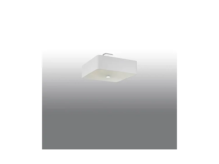 Plafondlampen Lokko Minimalistisch Van  - 5 Lichtbronnen - L.45 X H.25 Cm - Wit