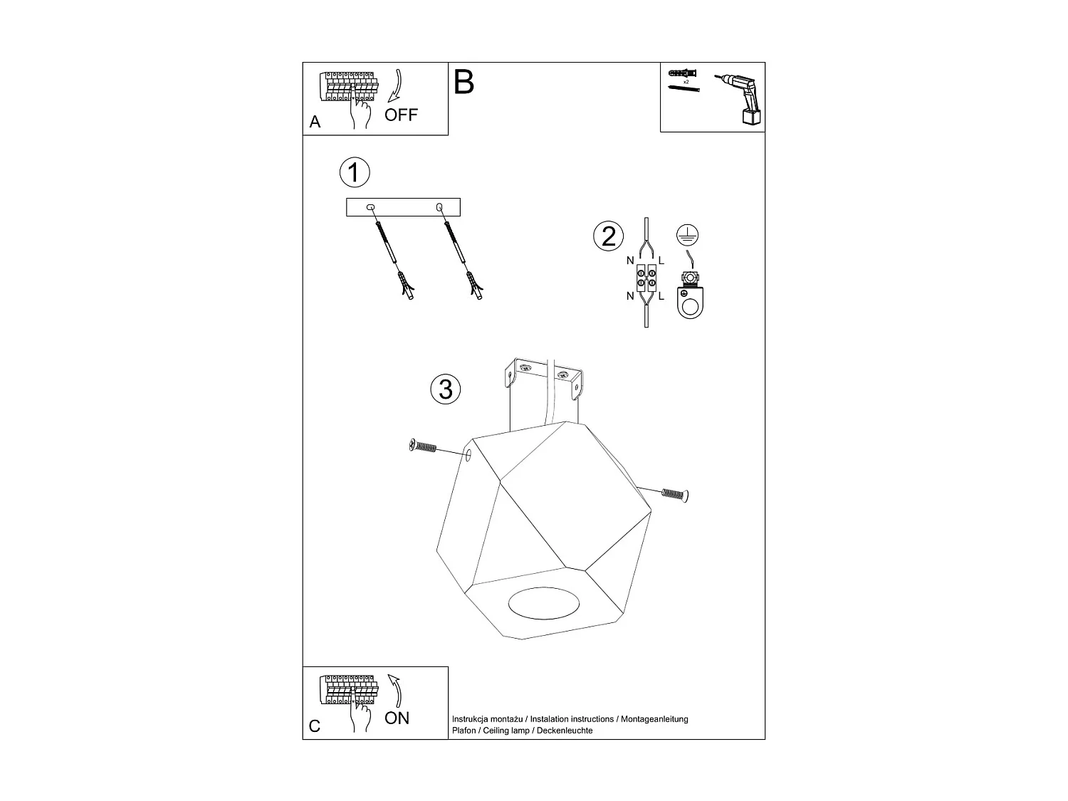 Sollux Lighting Woody Downlight monté en surface, bois naturel, 1x GU10