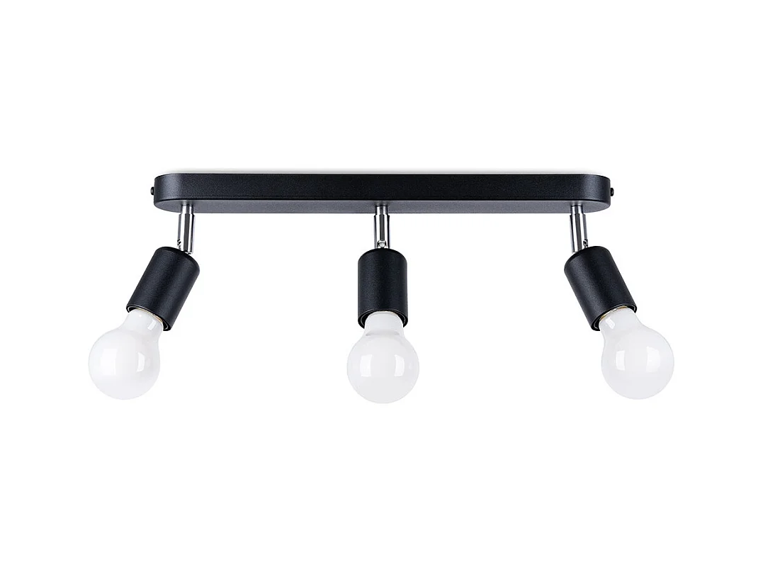 Sollux Fornes Plafonnier Spot Bar Noir