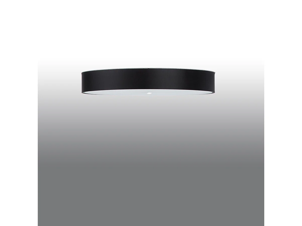 zylindrisch Flush licht Black 100cm E27 Zylindrisches Spüllicht Schwarz 100cm E27