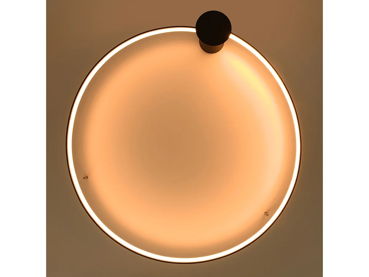 Luminárias De Teto Rio Moderno, Alumínio - 1 Lichtbronnen - L.110 X H.16 Cm - Branco