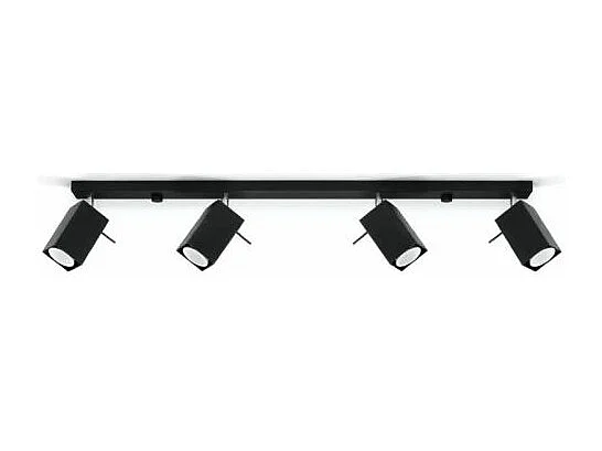 Sollux MERIDA - 4 licht Strahler Bar Schwarz, GU10