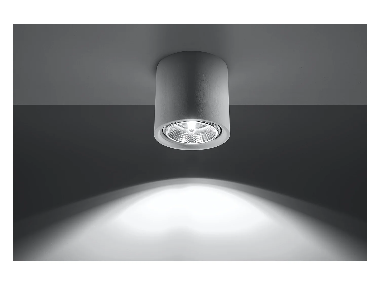 Surface Mounted Abwärtsstrahlers Cermaic Wall Lamp White GU10/ES111 Aufbau-Abwärtsstrahlers Cermaic Wandleuchte Weiß GU10/ES111