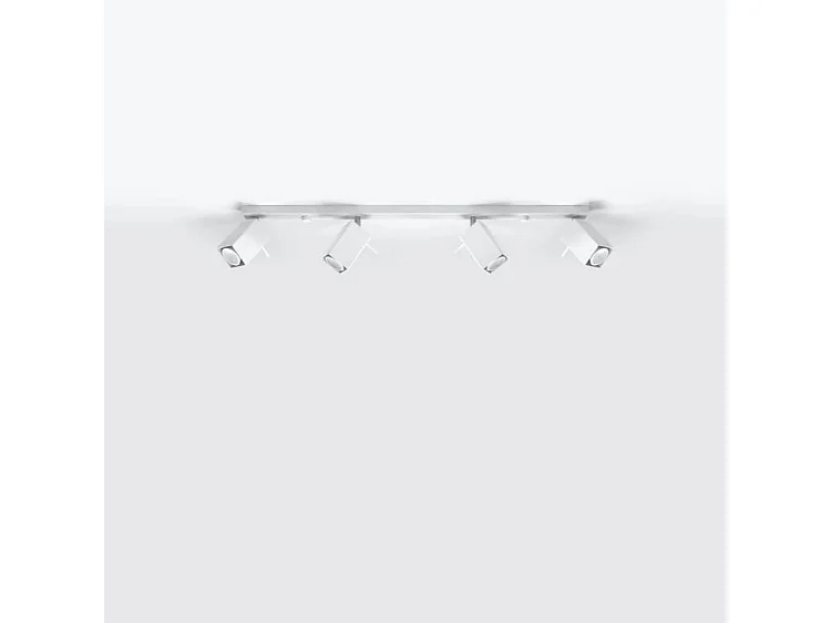 Sollux MERIDA Barre de projecteur à 4 lumières blanc, GU10