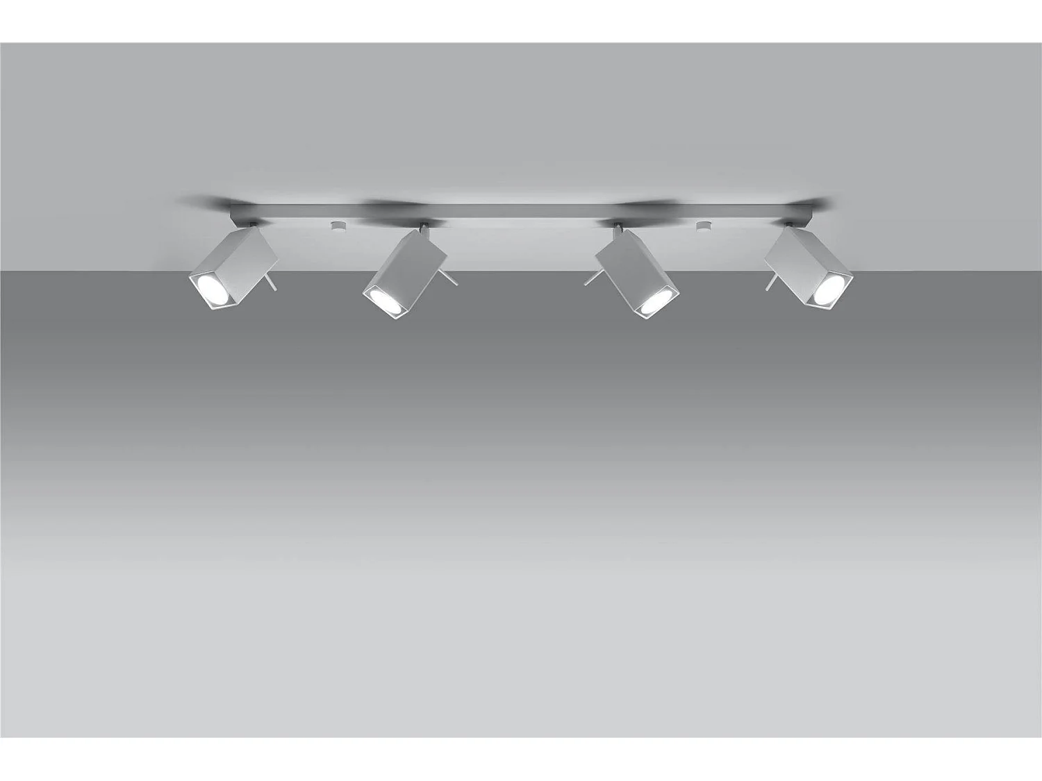 Sollux MERIDA Barre de projecteur à 4 lumières blanc, GU10