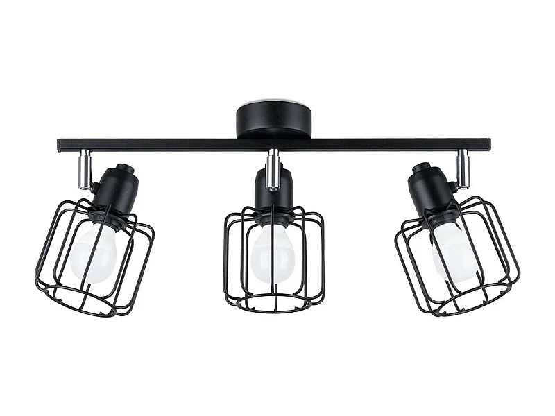 Plafondlampen Beluci Modern Van  - 3 Lichtbronnen - L.48 X H.19 Cm - Zwart