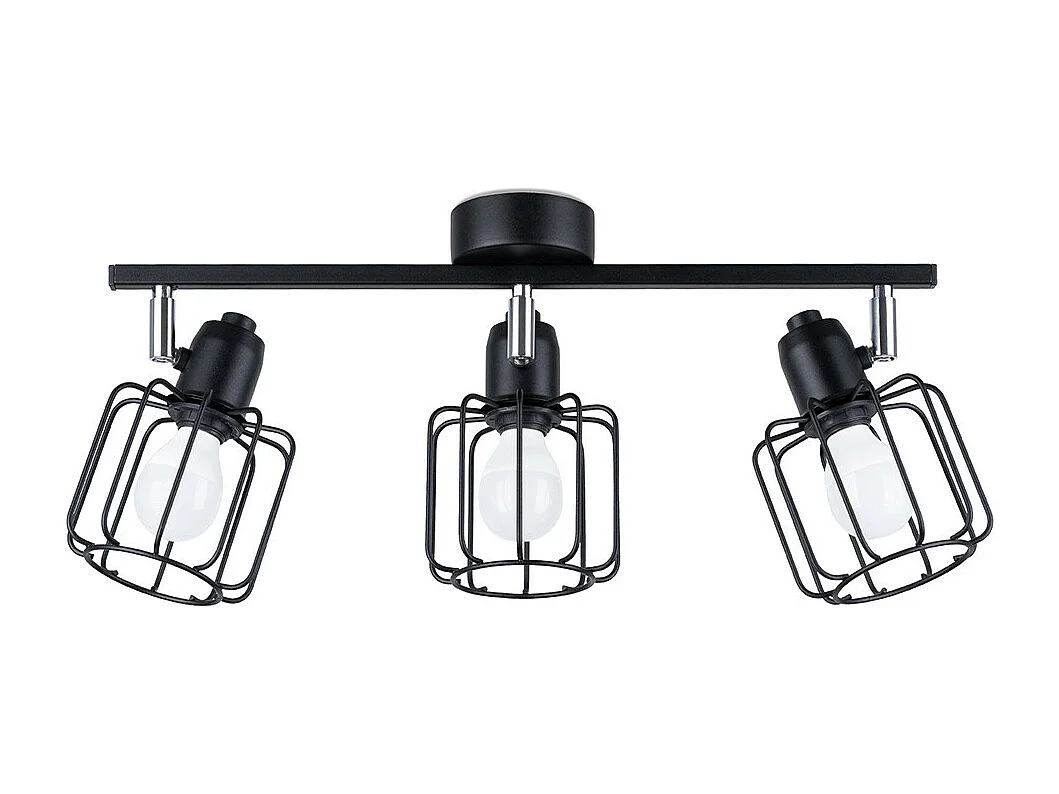 Plafondlampen Beluci Modern Van  - 3 Lichtbronnen - L.48 X H.19 Cm - Zwart