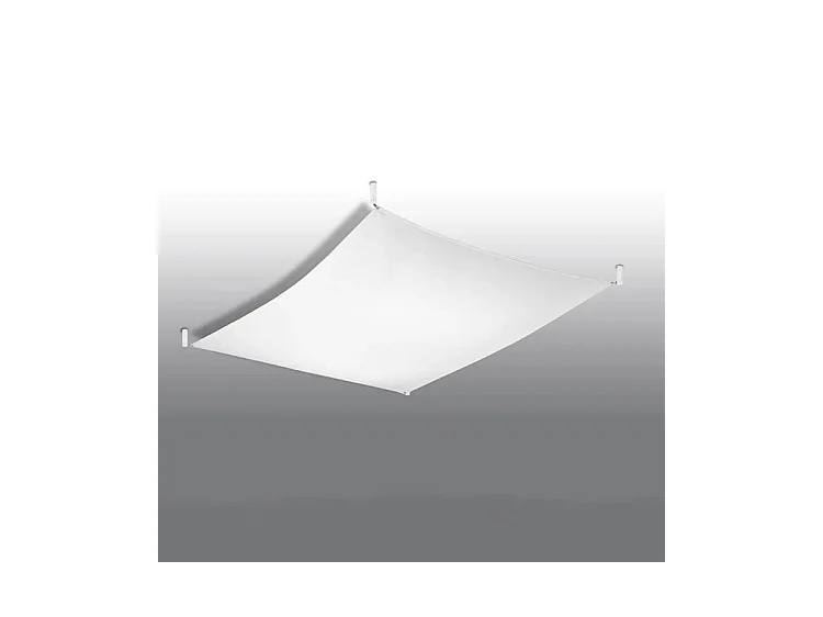 Sollux LUNA Tissu Décoratif Encastré Blanc Clair G13