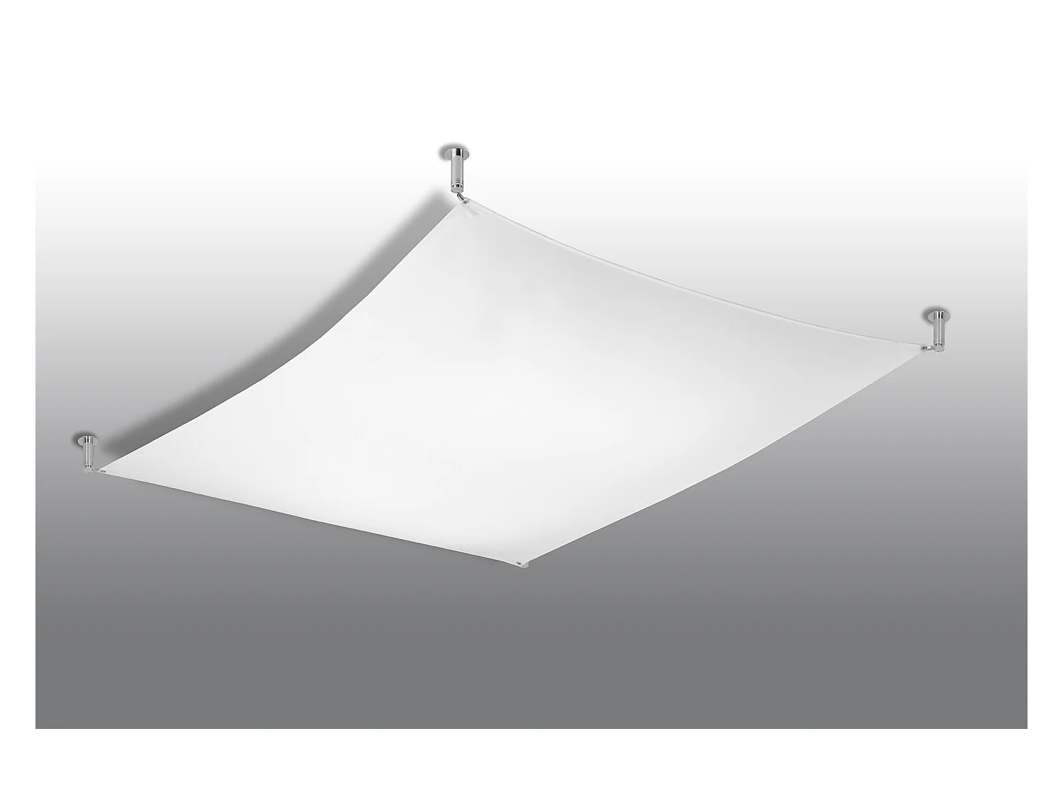 Sollux LUNA Tissu Décoratif Encastré Blanc Clair G13