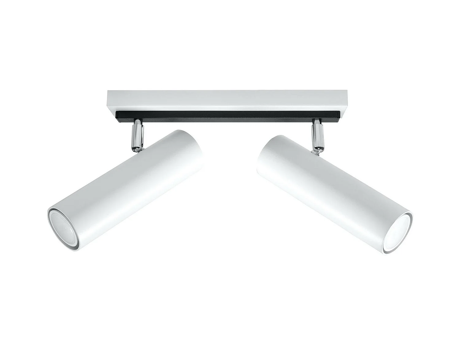 Plafondlampen Direzione Modern Van  - 2 Lichtbronnen - L.30 X H.20 Cm - Wit