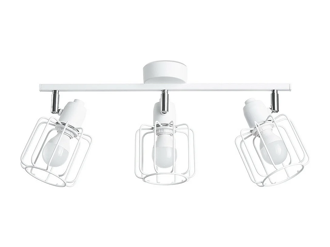 Plafondlampen Beluci Modern Van  - 3 Lichtbronnen - L.48 X H.19 Cm - Wit