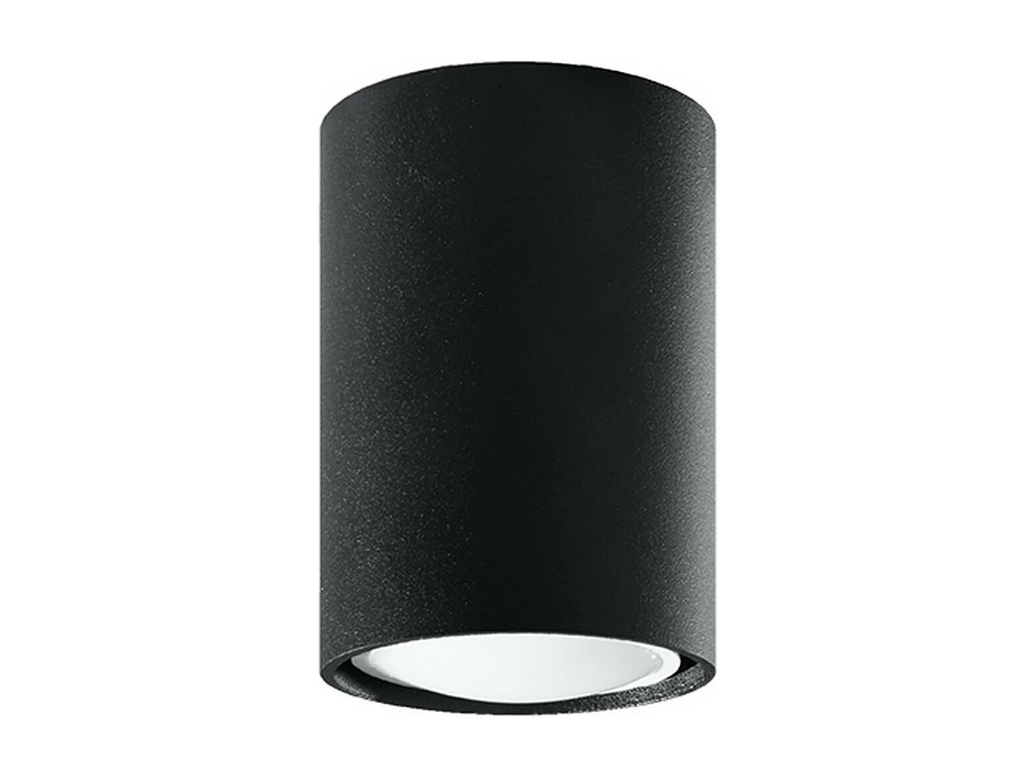 Sollux Lighting Lagos Downlight monté en surface, noir, 10 cm