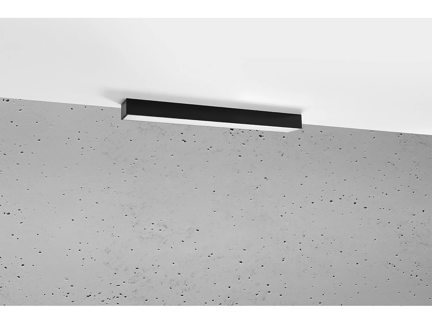 Integrated LED  65cm Linear Flush licht Black 3000K Integriertes LED 65cm Lineares Einbaulicht Schwarz 3000K