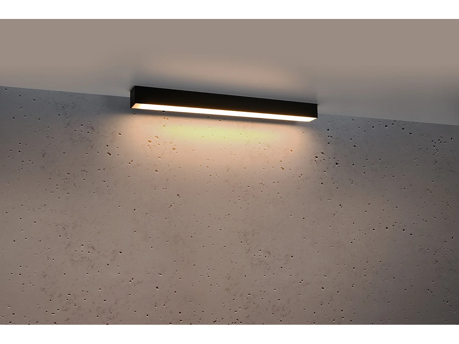 Integrated LED  65cm Linear Flush licht Black 3000K Integriertes LED 65cm Lineares Einbaulicht Schwarz 3000K