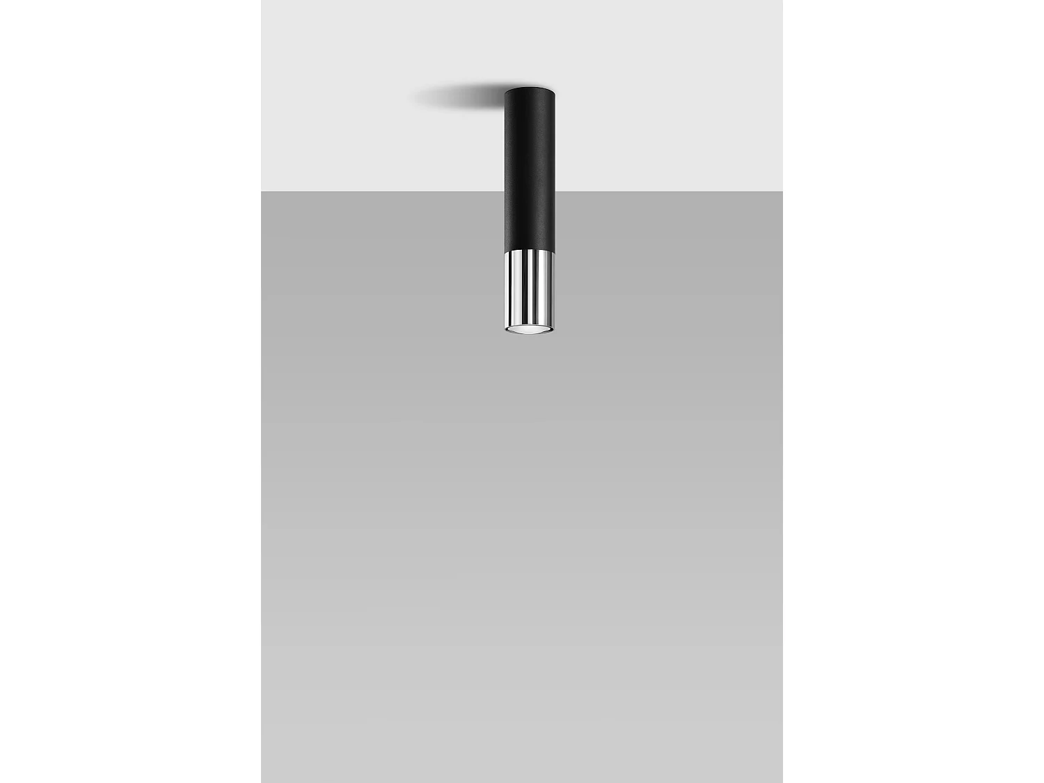 Sollux LOOPEZ Plafonniers encastrables Flush Light Noir, Chrome GU10