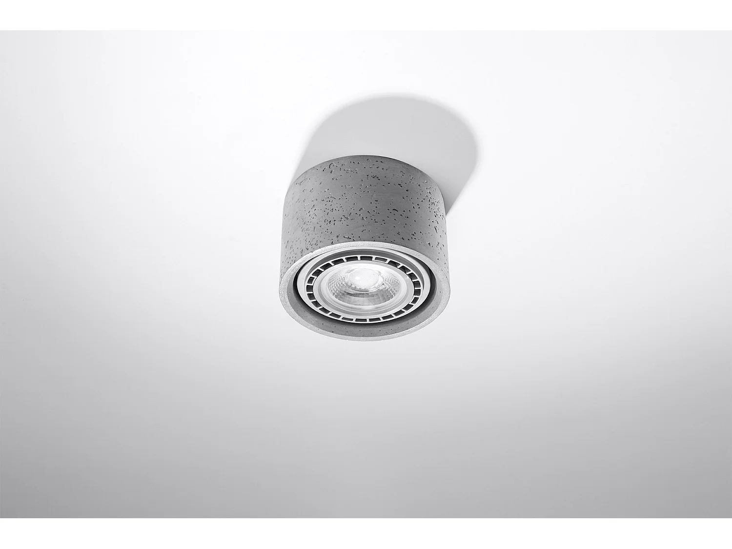 Sollux BASIC Downlights à encastrer ronds gris clair GU10