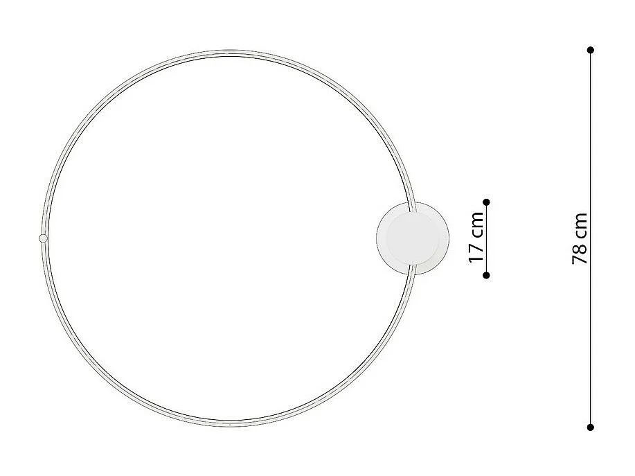 Sollux lichting Rio Integriertes LED LED Halbbündiges Licht, Schwarz, 3000K, 5520lm