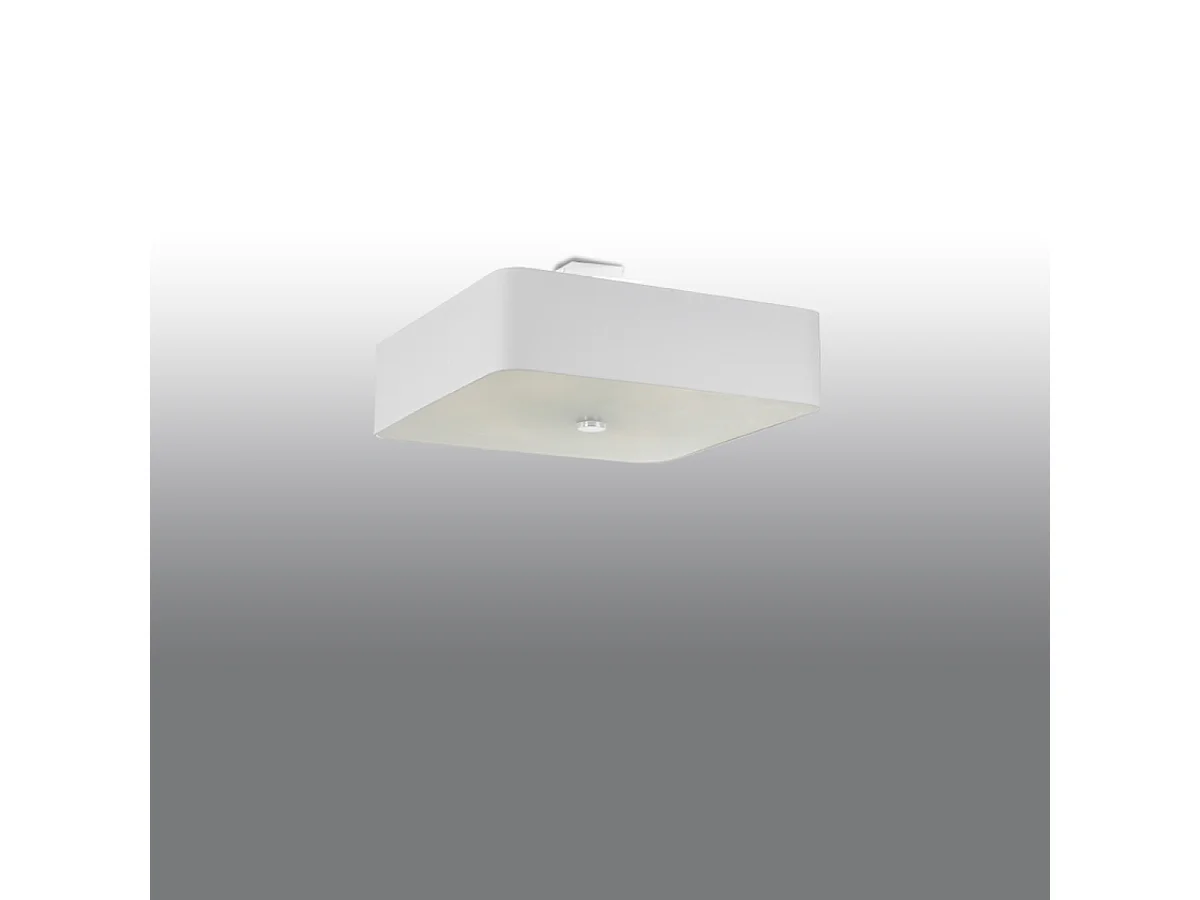 Sollux LOKKO Plafonnier Carré Blanc 55cm E27
