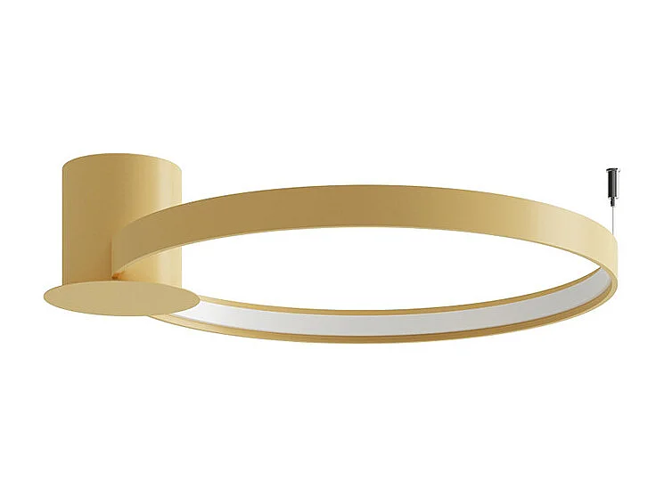 Sollux Rio Integriertes LED-Semi-Flush-Licht Golden