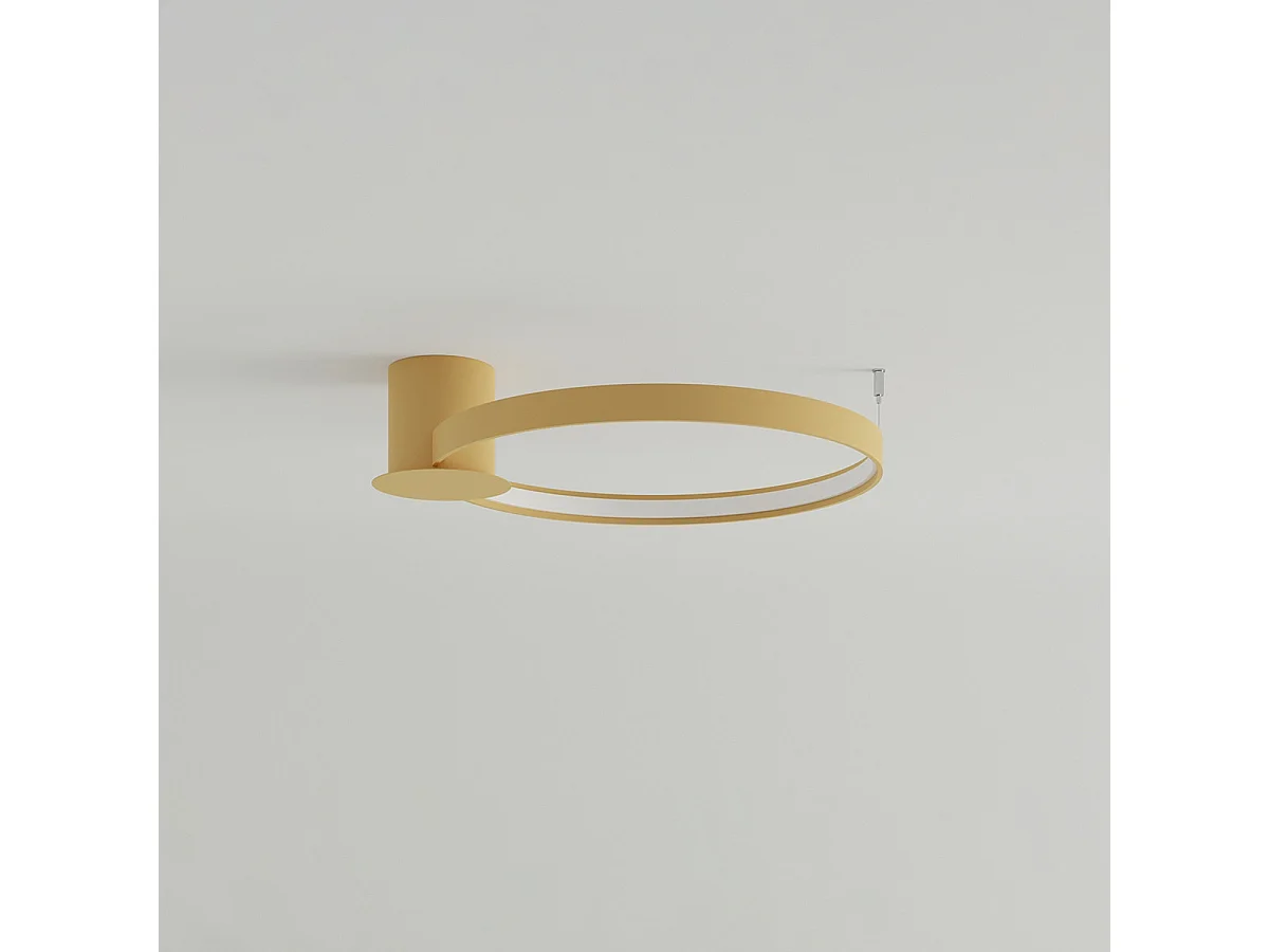 Sollux Rio Luz Semi Empotrar Led Integrada Dorada