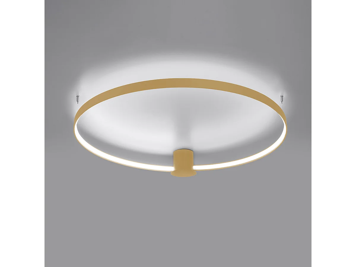 Sollux Rio Luz Semi Empotrar Led Integrada Dorada