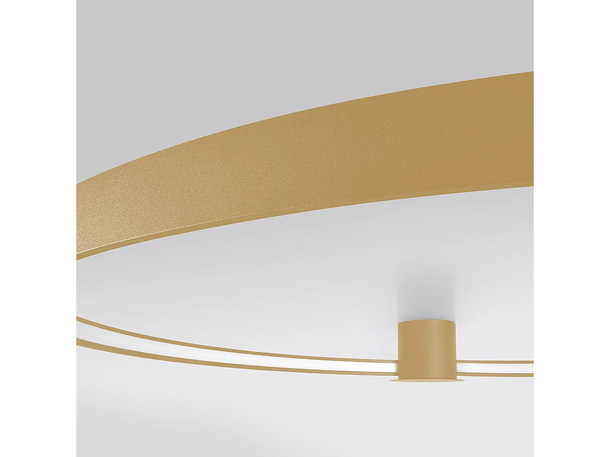 Sollux Rio Luz Semi Empotrar Led Integrada Dorada
