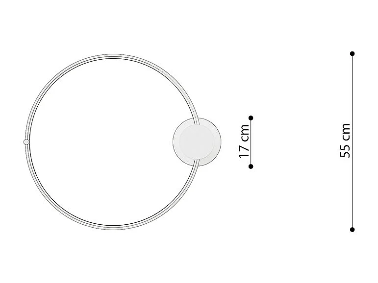Sollux Rio Luz Semi Empotrar Led Integrada Dorada