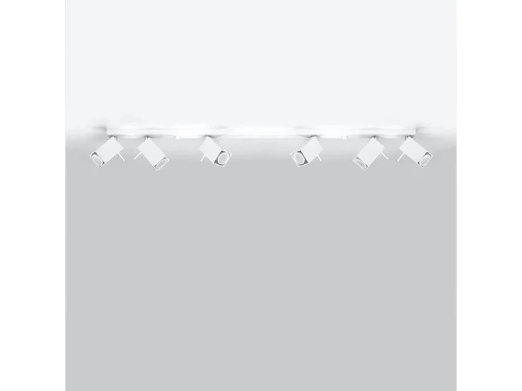 Sollux MERIDA - Barra de 6 focos de luz blanca, GU10