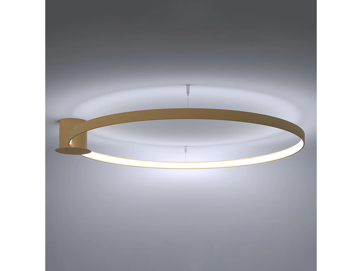 Sollux Rio Luce Led Integrata Semi Incasso Dorata