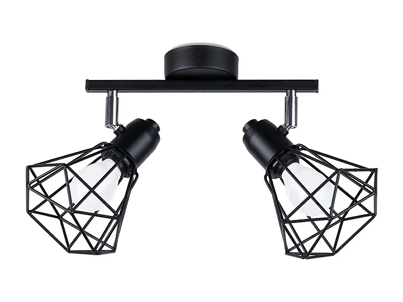 Plafondlampen Artemis Modern Van  - 2 Lichtbronnen - L.31 X H.19 Cm - Zwart