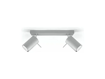Sollux RING Barre de projecteur à 2 lumières gris, GU10