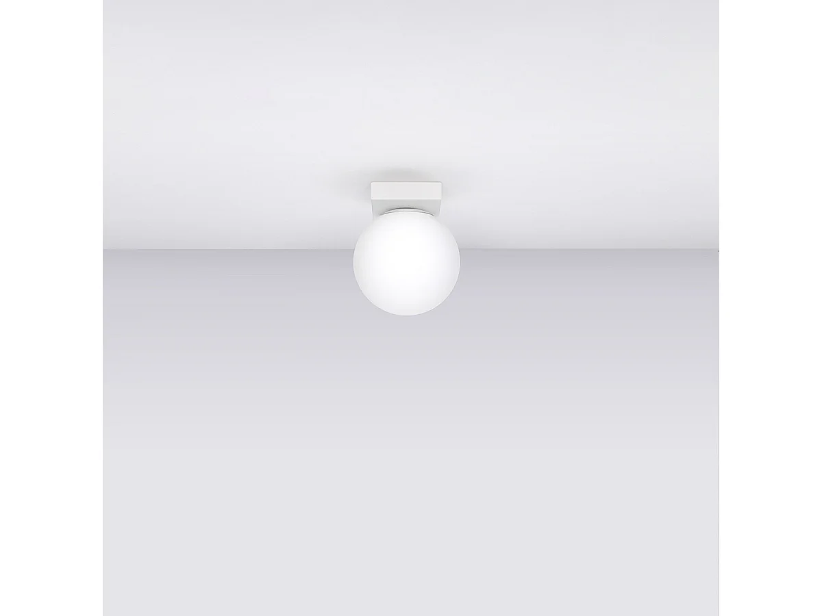 Sollux Yoli Plafonnier Globe Blanc